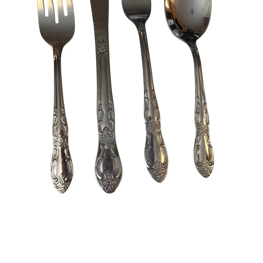 Oneida Craft Stainless Venus Pattern Glossy Lot Of 36 Pcs Replacements‎
